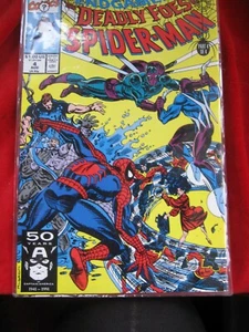 Marvel Comics SPIDER MAN #4 The Deadly Foes END GAME! Comic Boook 1991 - Picture 1 of 5