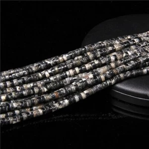 2x4mm Natural Gemstone Heishi Spacer Beads Loose for Jewelry Making DIY 15.5'' - Picture 1 of 63