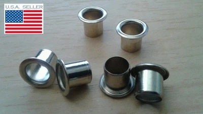 Set of 6 Vintage-Style Nickel Tuner Bushings for Harmony Kay Silvertone Gibson  - Image 1 of 2