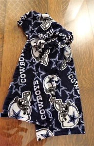 Dallas Cowboys Vliesschal ~ lustige Schlaufen ~ handgefertigt ~ 58 Zoll - Bild 1 von 3