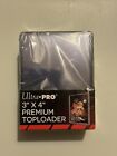 Sealed Ultra Pro Toploaders Hard Card Sleeves Premium Top Loader - 25pk - 3"x4"