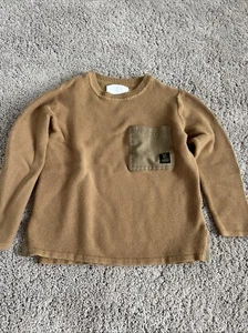 Zara Boys Sweater Brown Size 6 - Picture 1 of 5
