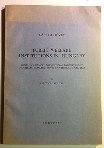 Public Welfare Hungary Budapest Agriculture Industry Workers Med. Insurance 1941 - Bild 1 von 7