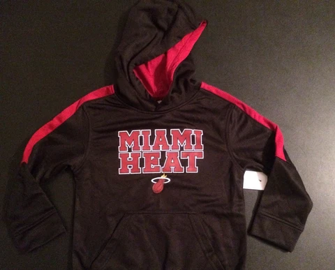 New! Miami Heat Youth Extra Small 4/5 Sweatshirt Cover