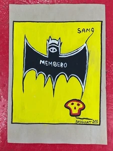 Jean-Michel Basquiat Drawing on paper (Handmade) signed and stamped - Picture 1 of 2