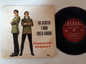 EP FRANCO IV & FRANCO I - ICH HABE DICH AUF DEN SAND GESCHRIEBEN *ULTRA SELTEN* ISRAEL - Bild 1 von 2