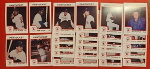 1987 ProCards Pawtucket RED SOX Minor League 27 CARD TEAM SET Ellis Burks XRC - Photo 1 sur 5