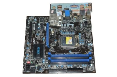 MSI H55M-E33 original motherboard LGA 1156 DDR3 board For I3 I5 I7 CPU - Image 1 of 4