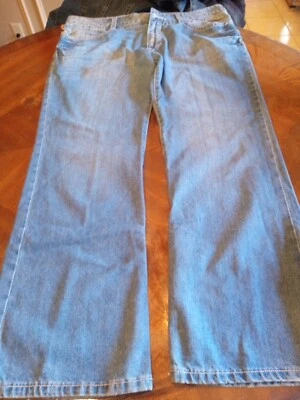robins jeans men 40x32 Eagle Embroidery Light Wash  "Missing Top Button See Pic" - Image 1 of 4