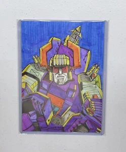 Dynamite Transformers 40th 5x7 G1 Scorponok 1/1 Sketch Signed Del Beato - Picture 1 of 2