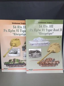 WW2 German SdKfz 182 Tiger Kongistiger Vol.1 & Vol.2 Reference Book - Picture 1 of 5