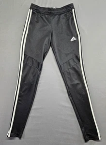 Adidas Hose Erwachsene XS schwarz weiß Track Athletic Climacool Fußball Knöchel Reißverschluss - Bild 1 von 16