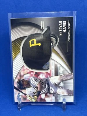 2022 Topps Commemorative Batting Helmet Relics #BHKH Ke'Bryan Hayes Pirates - Image 1 of 2