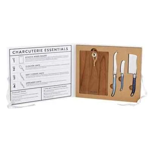 Juego de regalo de tabla de cortar y cuchillos para queso Lake Life - Imagen 1 de 3