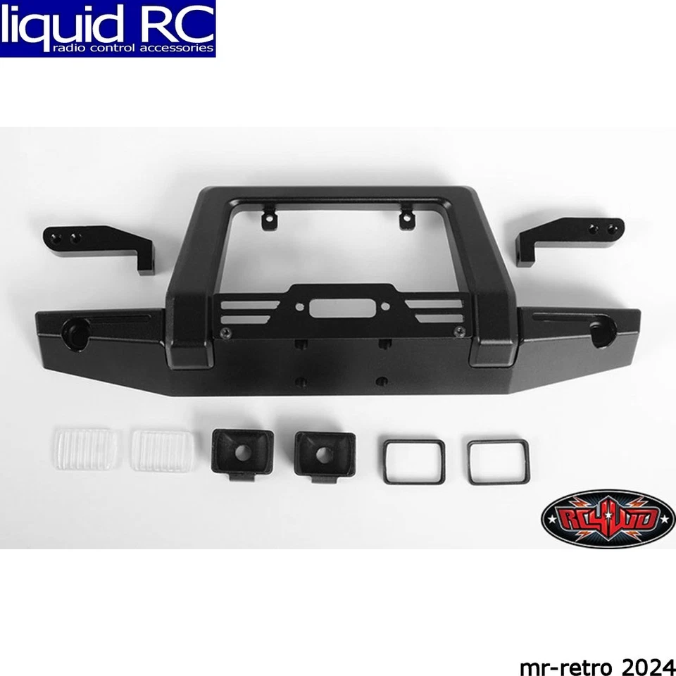 RC4WD VVV-C0450 Pawn Metal Front Bumper w/Lights for TRA TRX-4 - Image 1 of 1