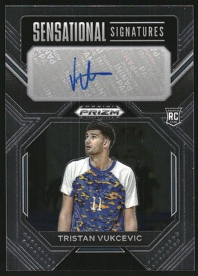 2023-24 Panini Prizm DP Sensational Sig #12 Tristan Vukcevic - Image 1 of 2