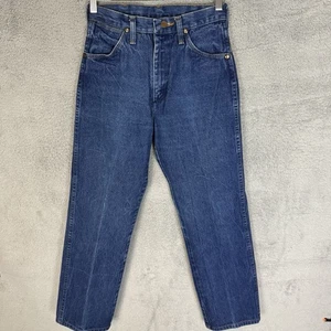 Vintage Wrangler Jeans Womens 9x28 Cowboy Cut Denim USA Made 13MWZG - Picture 1 of 11