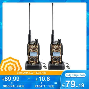 Retevis EZTalk 62 Walkie Talkie Jednoklawiszowe wyciszanie 7 biegunów myśliwskich IP67 2200mAh - Zdjęcie 1 z 19