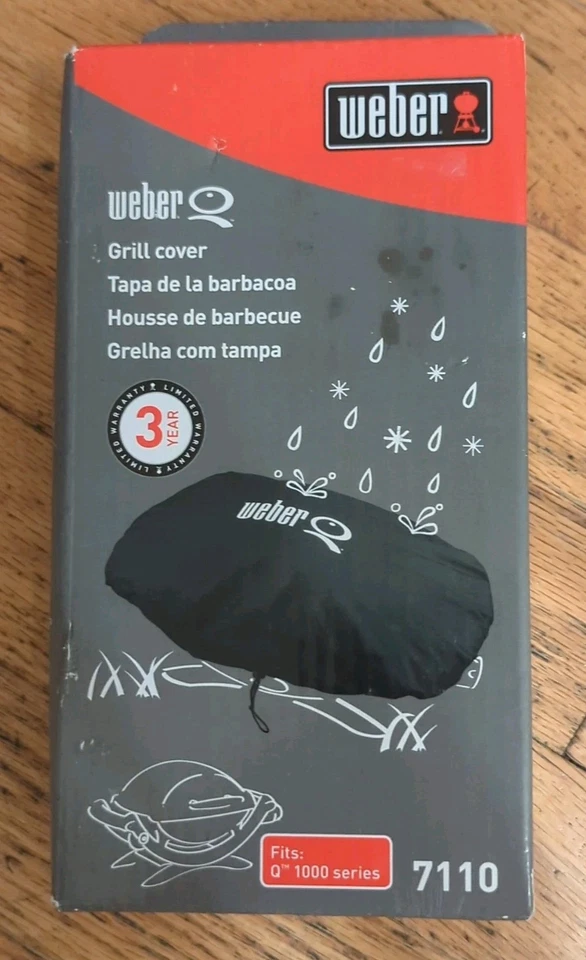 Weber 7110 Grill Cover Fits Q1000 Series Grills