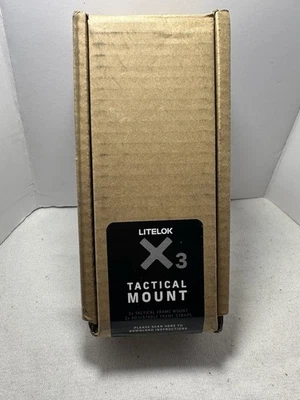 LITELOK X3 Bicicleta Motocicleta U-Lock Montaje Táctico Foto 1 de 4