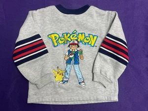 Vintage 1999 Pokémon Kids Crew Neck Sweatshirt - Youth size 5 - Picture 1 of 5