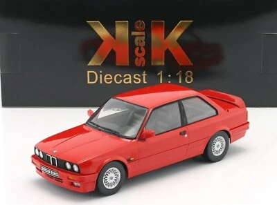 1/18 BMW 3 Series 320iS Italy M3 E30 1989 Red Model Car by KK-Scale KKDC180883  - Image 1 of 4