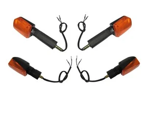 Turn Signals Complete Set of 4 Front & Rear For Suzuki GSX-R 1100 1989-1992 - Picture 1 of 1