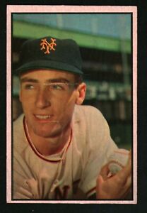 1953 Bowman Baseball Card # 126 Al Corwin - High Number - Giants - Al Corwin