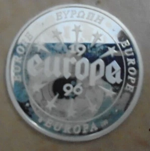 Medaille " Europa 1996 France " silber - Bild 1 von 2