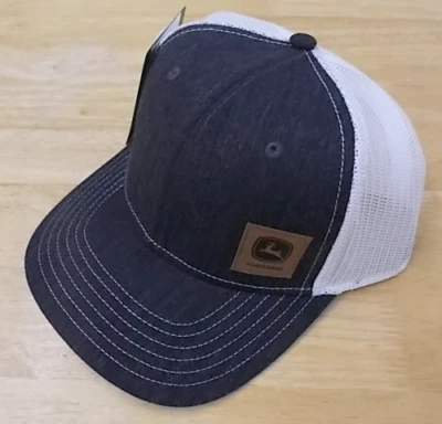 Gorra John Deere, sombrero John Deere Trucker, sombrero trasero de malla, nuevo con etiquetas. 13080620 Foto 1 de 3