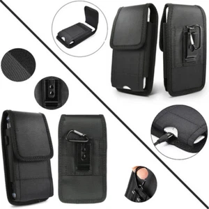 Cell Phone Holster Vertical Pouch Wallet Case w/ Belt Clip For iPhone Samsung US - Picture 1 of 268