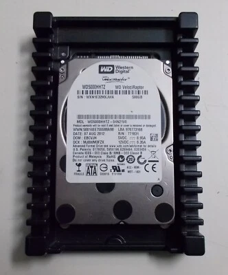 WD VelociRaptor, 500Gb, 8.9Cm (3.5"), WD5000HHTY-04N21V0, SATA III #SU436 - Image 1 of 3