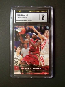 2004-05 Upper Deck #26 LeBRON JAMES (Cavaliers/CSG 8) - ¡Casi nuevo/como nuevo! WOW! L@@K! - Imagen 1 de 2