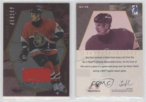 2000-01 ITG Be A Player Ultimate Memorabilia Game-Used Jersey /60 Alexei Yashin