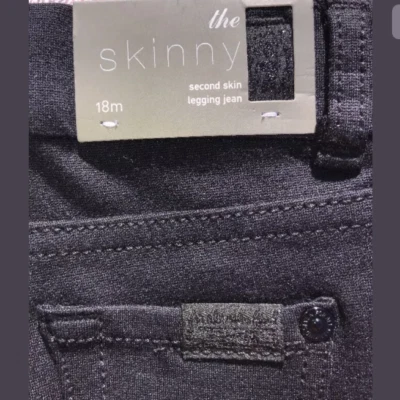 Legging 7 For All Mankind Niñas Pequeñas Punto Ajustado Segunda Piel 12 18 24m Foto 1 de 4