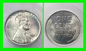 High Grade 1943-D/D Lincoln Penny 1 Cent UNC - MS - Uncirculated - SEGS Holder - Bild 1 von 9