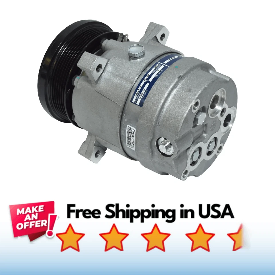 Compresor aire acondicionado apto para Chevrolet Beretta 1987-1988, Chevrolet Cavalier 1987 Foto 1 de 1