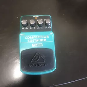 Behringer CS400 Compresor Sustentador Pedal Guitarra Efectos - Imagen 1 de 4