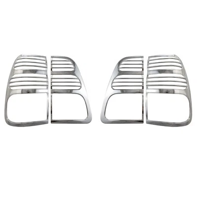 Cubierta de lámpara de luz trasera cromada para Toyota Land Cruiser LC100 1998-2005 Foto 1 de 3