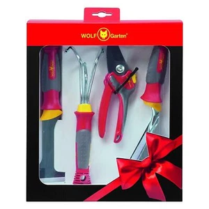 Wolf Garten Mini Juego de Herramientas para Plantas de Jardín Raspador Cultivador Paleta Tijeras Tijeras - Imagen 1 de 1