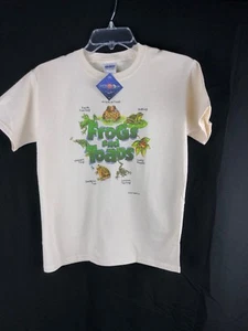 YOUTH T-shirt Frogs and Toads S M L Cotton Natural Nature NWT New - Picture 1 of 8