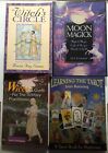 Witch Wicca 4 Book Lot - Witchcraft Tarot - *Free Mystery Crystal* Magic Rituals