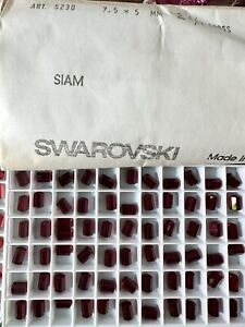 Factory Pack Swarovski Crystal Siam, 7.5x5mm Cylinder 5230 Beads; 360pcs.