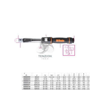 Barra Dinamometrica A Scatto Attacco Rettangolare F Dx Sx ±3% - Beta 669N - Foto 1 di 1