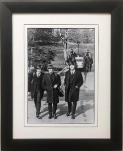 The Beatles Collection "Central Park Stroll" Framed Art Poster Music Band NYC - Picture 1 of 3