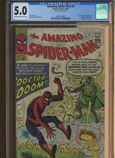 Amazing Spider-Man 5 CGC 5.0 | 1st Dr. Doom Outside of Fantastic Four. FF Cameo.