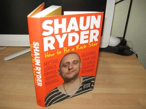 Shaun Ryder Signed 1st How To Be A Rock Star - singer Happy Mondays Black Grape  - Picture 1 of 6