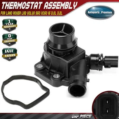 Kit de carcasa de termostato integrado con sensor para Land Rover LR2 Volvo S60 XC60 Foto 1 de 4