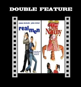 Mr Nanny (1993) Hulk Hogan + Real Men (1987) James Belushi - R2 compat DVD New - Picture 1 of 1