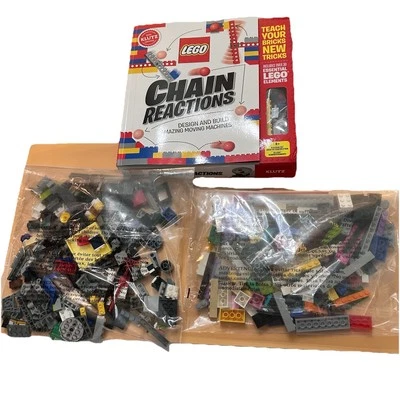 LEGO Chain Reactions Book + Sealed LEGO Parts • Technic And Random Bricks - Image 1 of 4